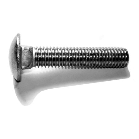 MIDWEST FASTENER 1/2"-13 x 2-1/2" 18-8 Stainless Steel Coarse Thread Carriage Bolts 4PK 78924